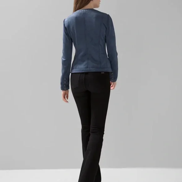 NWT WHBM Vegan Suede Stylist Jacket size 10 - Picture 4 of 9